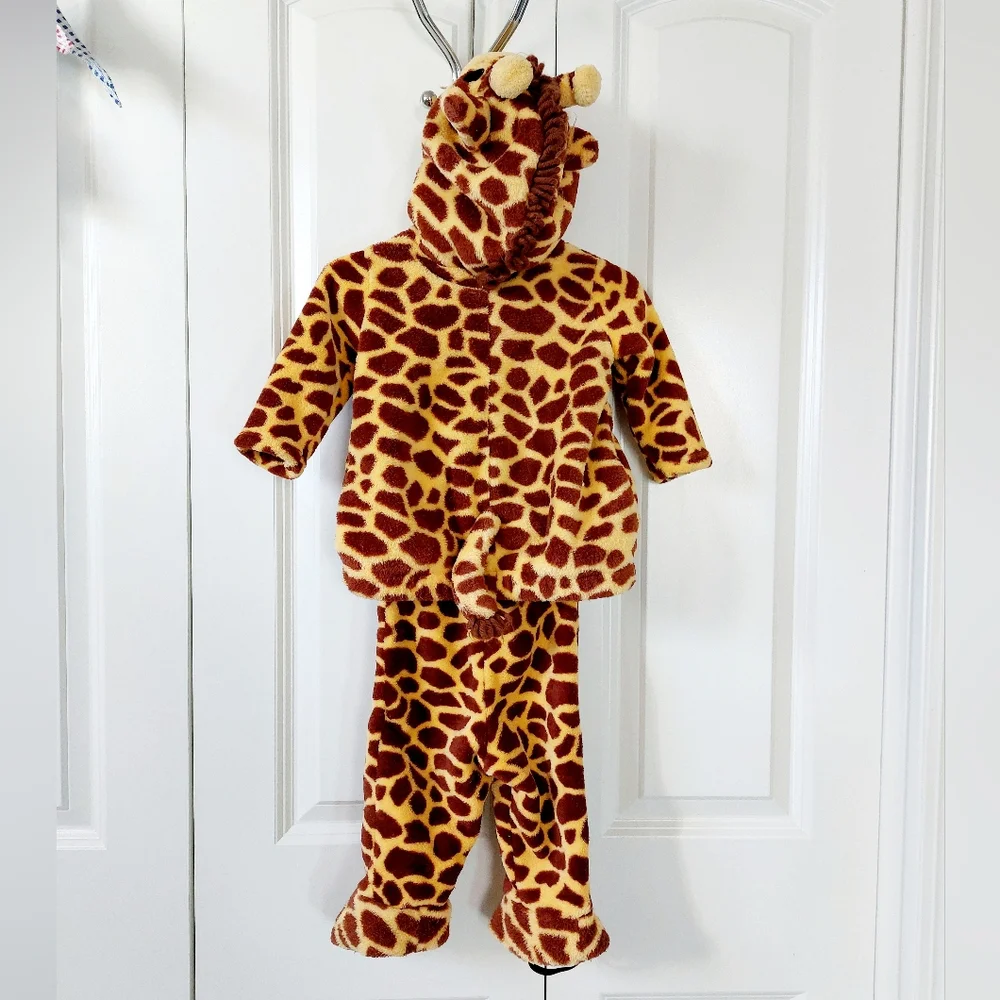 2pc Giraffe Costume Gymboree 6-12 months Halloween‎ Zoo